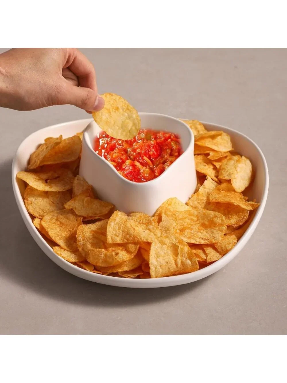 Cowboy Hat Chip and Dip Serving Bowl Set - Perfect for Salsa & Snacks, 10.6